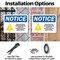 Signmission Food Allergy Notice Please Be, 10 in W x Rectangle, Plastic OS-2PACK-NS-P-710-L-12812 - alternate 3